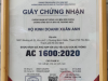 Chứng nhận AC 1600 - 2020