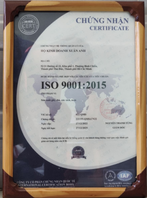 Chứng nhận ISO 9001 - 2015