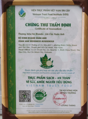 Chứng thư thẩm định Việt Nam
