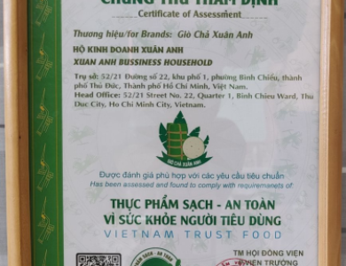 Chứng thư thẩm định Việt Nam